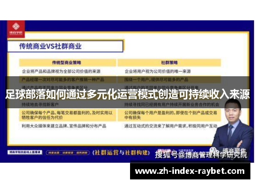 足球部落如何通过多元化运营模式创造可持续收入来源